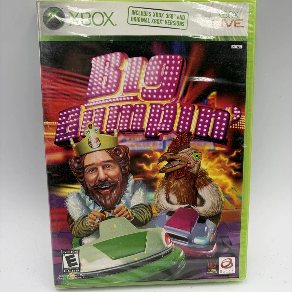 Big Bumpin Xbox Original Game Shrinkwrapped Case Insert Rated E Xbox Live Green
